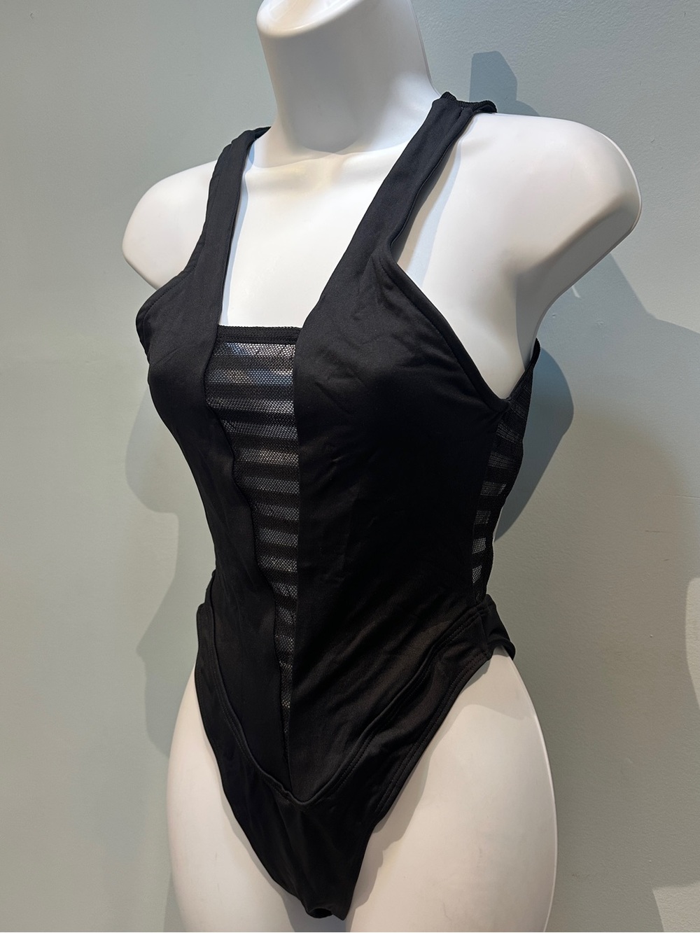 Yandy Black Lingerie Bodysuit Medium FLAWED - Picture 4 of 11